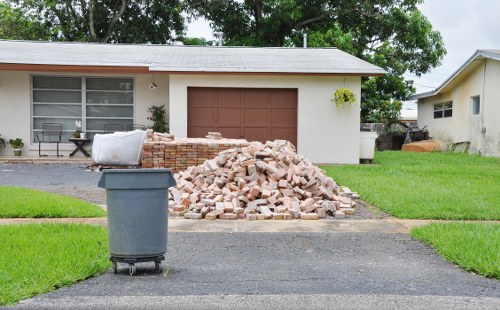 Recycling and donation process for cleared items